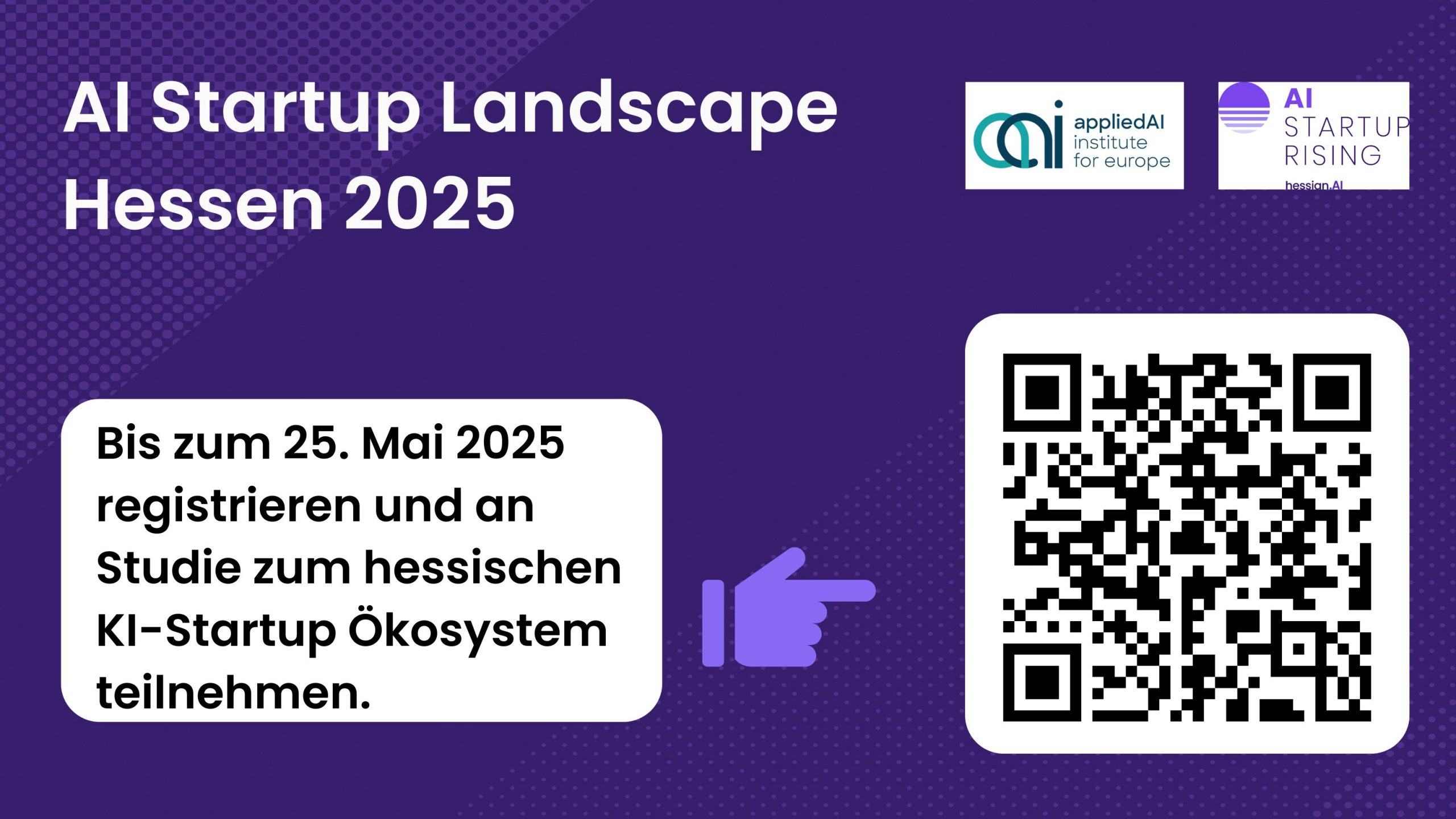 Aufruf zur Teilnahme an der AI Startup Landscape Hessen 2025 UND der AI Startup Landscape Germany